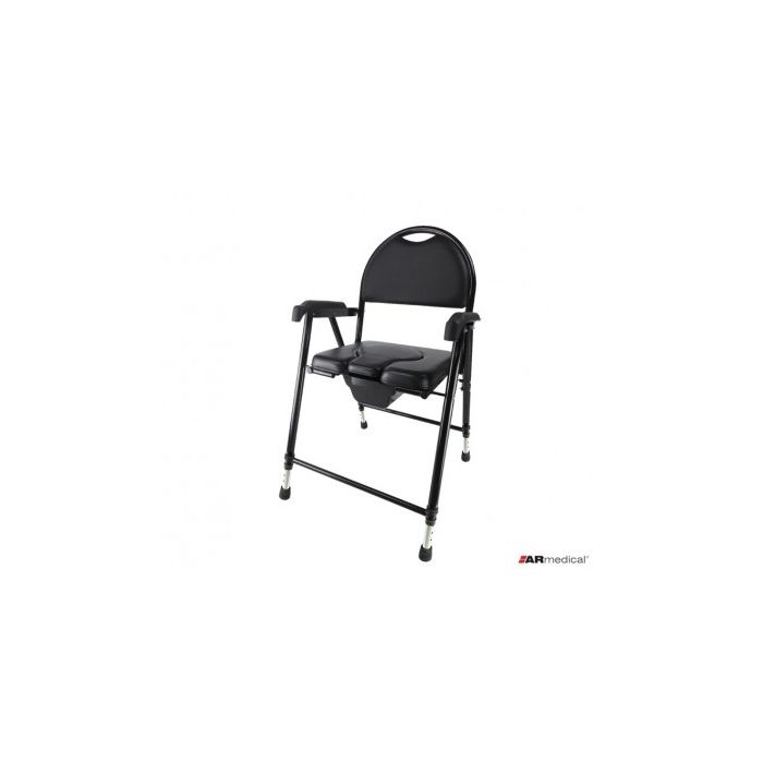 ARMEDICAL Krzesło toaletowe tapicerowane składane AR-102