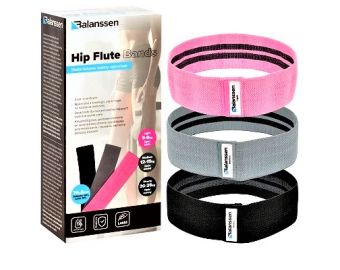 BALANSSEN Materiałowe taśmy oporowe HIP FLUTE 3 sztuki