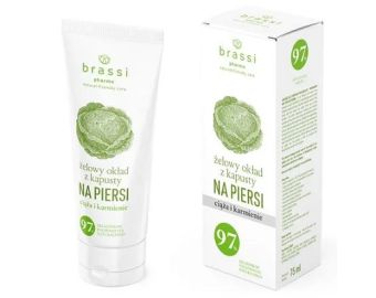 BRASSI Okład żelowy z kapusty na piersi