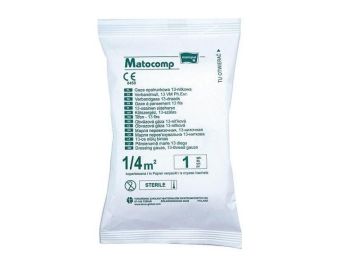 MATOCOMP Gaza opatrunkowa jałowa 1/4 m2