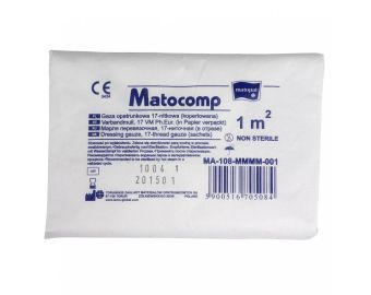 MATOCOMP Gaza opatrunkowa niejałowa 17-nitkowa 1m2