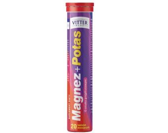 VITTER Magnez+ Potas 20 tabletek musujących