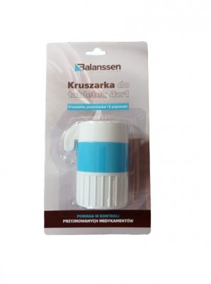 BALANSSEN Kruszarka do tabletek 4 w 1