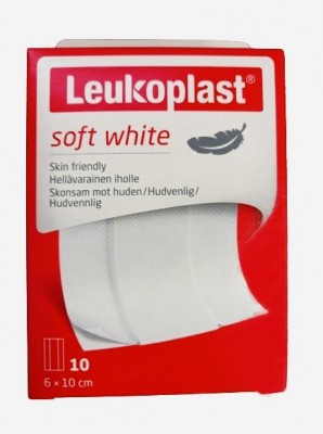 LEUKOPLAST Plastry SOFT 6x10cm 10szt