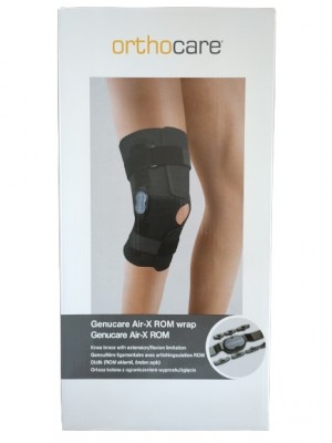 ORTHOCARE GENUCARE AIR-X ROM wrap Orteza kolana z ograniczeniem  wyprostu