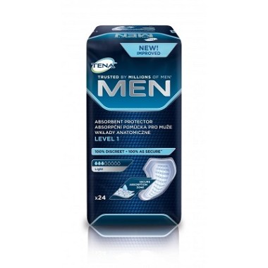 Wkady anatomiczne Tena Men Light - Level 1