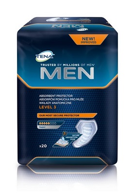 Wkady anatomiczne Tena Men Super - Level 3