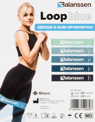 BALANSSEN Tama oporowa LOOP BLUE 5szt_