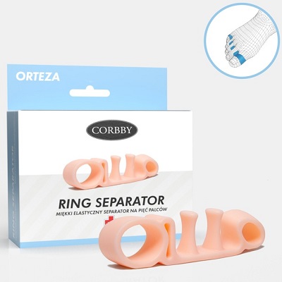 CORBBY Ring separator na 5 palcw_