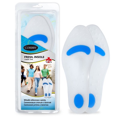 CORBBY Wkadki silikonowe FRESIL INSOLE_XS 37/38