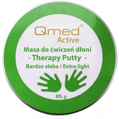 QMED Masa do rehabilitacji doni Qmed Therapy Putty_zielona - bardzo saba