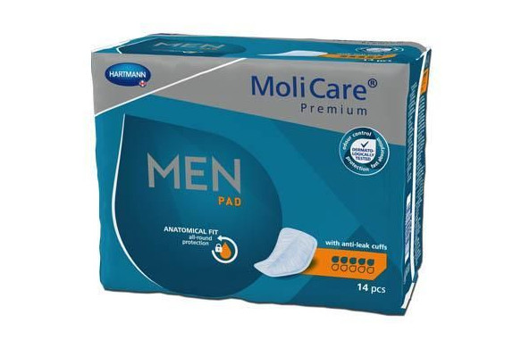 Wkady anatomiczne Hartmann MoliCare Premium Men Pad_5 kropli